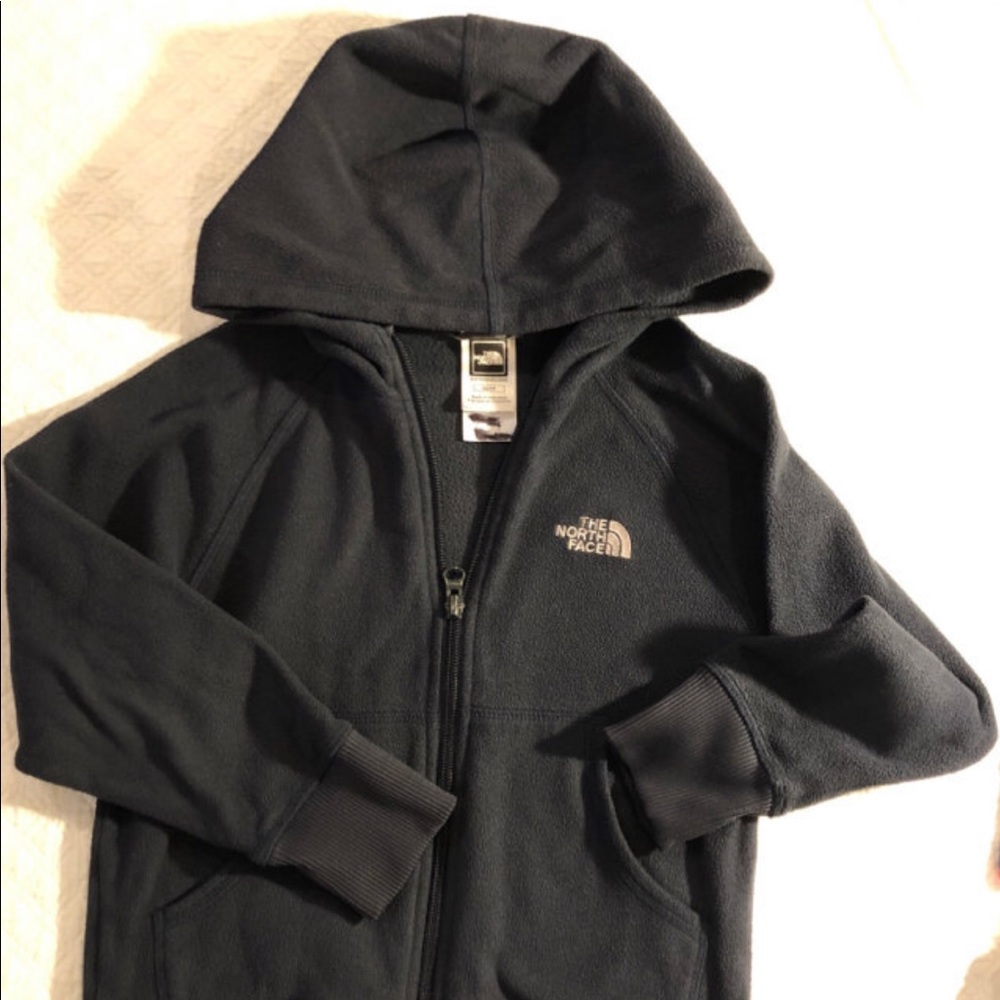 North Face zip up hoodie